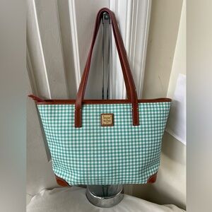 Dooney & Bourke Teal Tote EUC